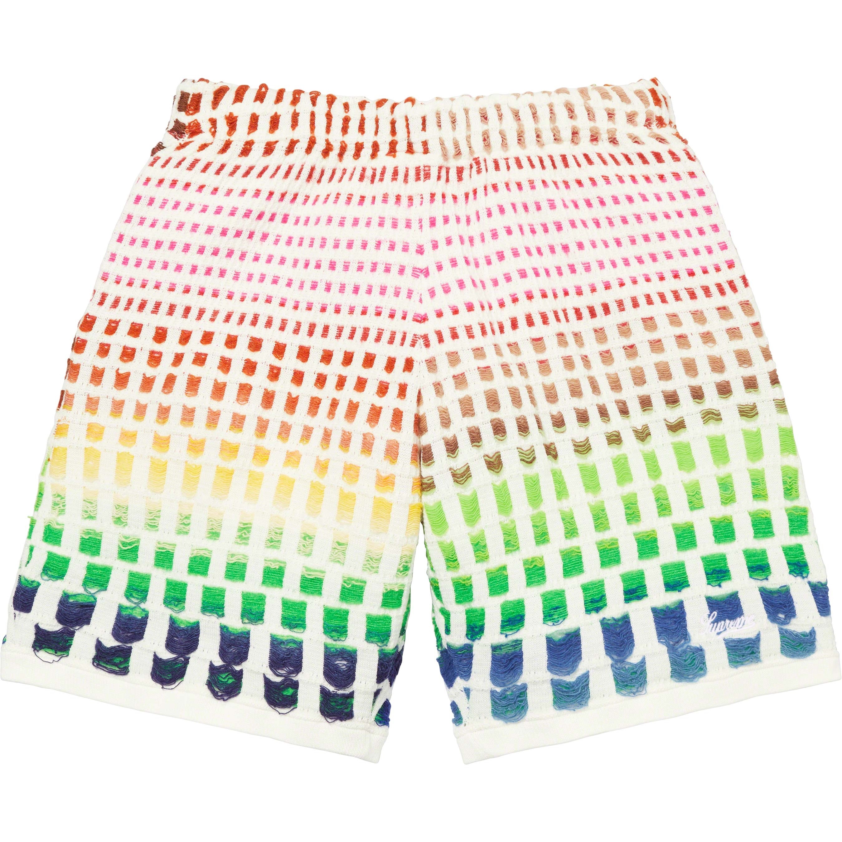 Gradient Grid Knit Short view 10